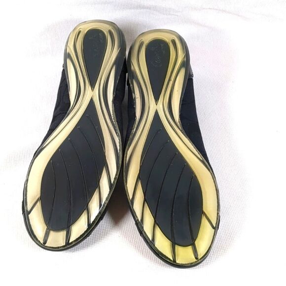 Coach Womens Black Signature Logo Flats - Picture 4 of 8